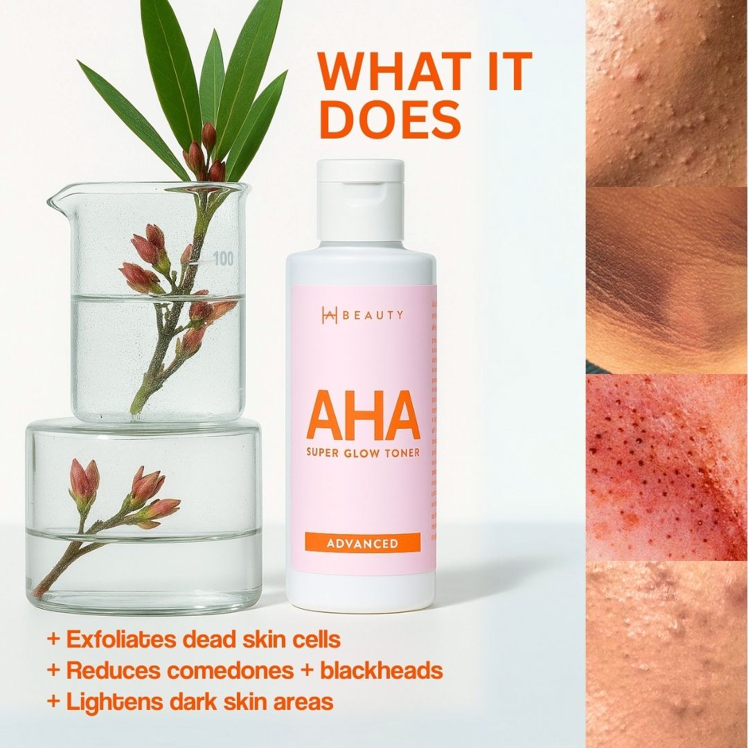AHA Super Glow Toner. - Hira Ali