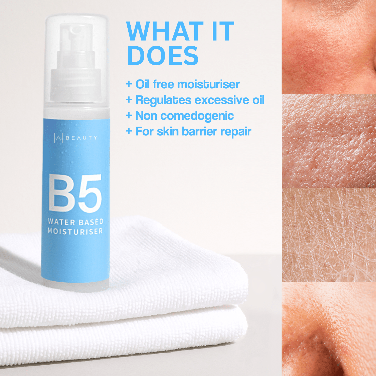 B5 Water Gel Moisturiser Oil Free. - Hira Ali