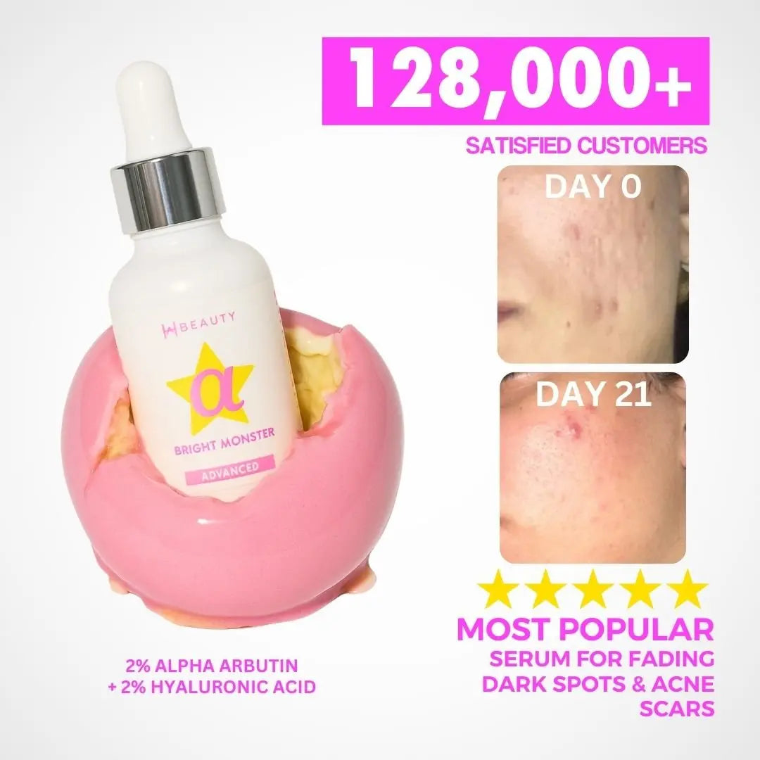 Bright Monster Serum - Alpha Arbutin 2% + HA - Hira Ali