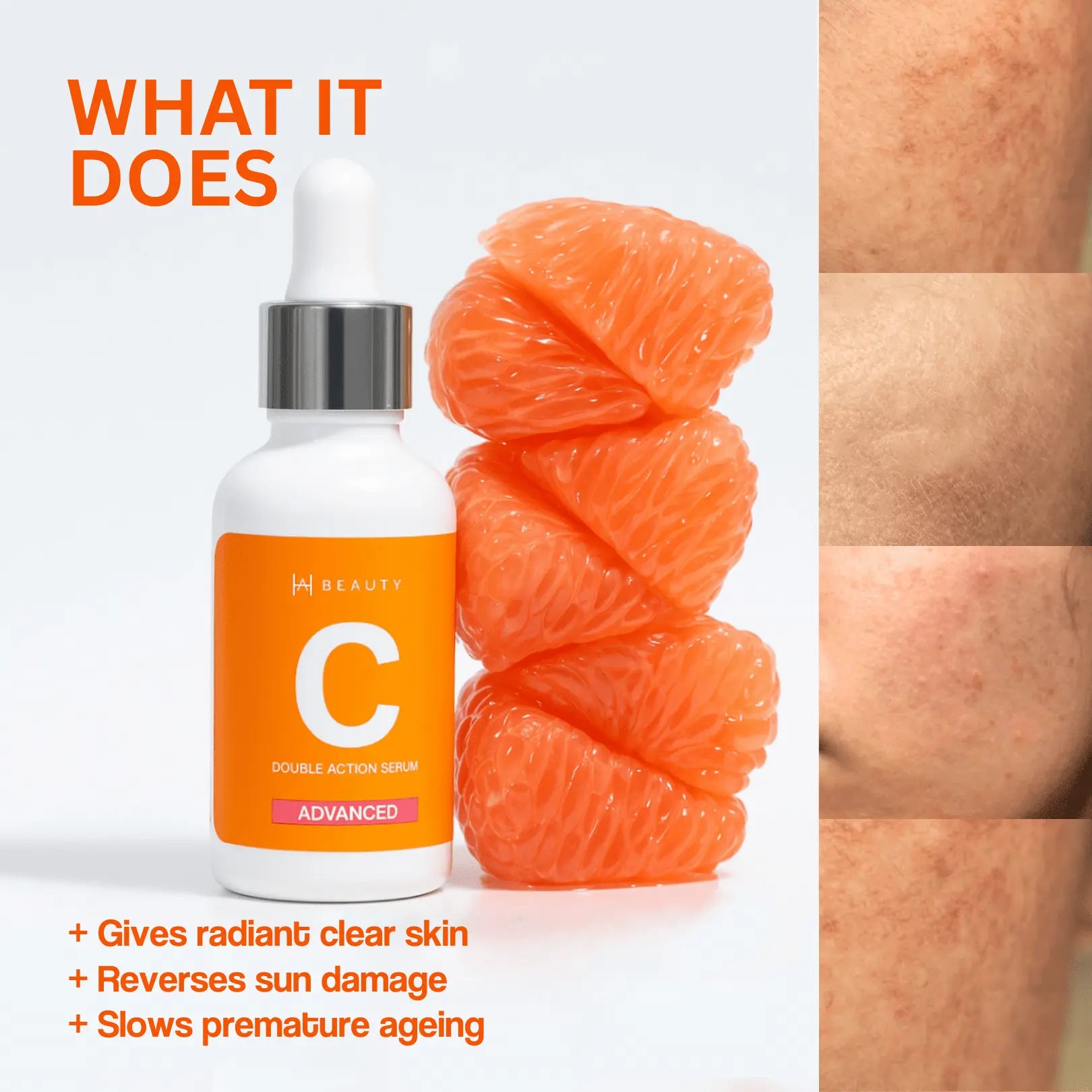 Double Action Serum - Vit C 10% + HA. - Hira Ali