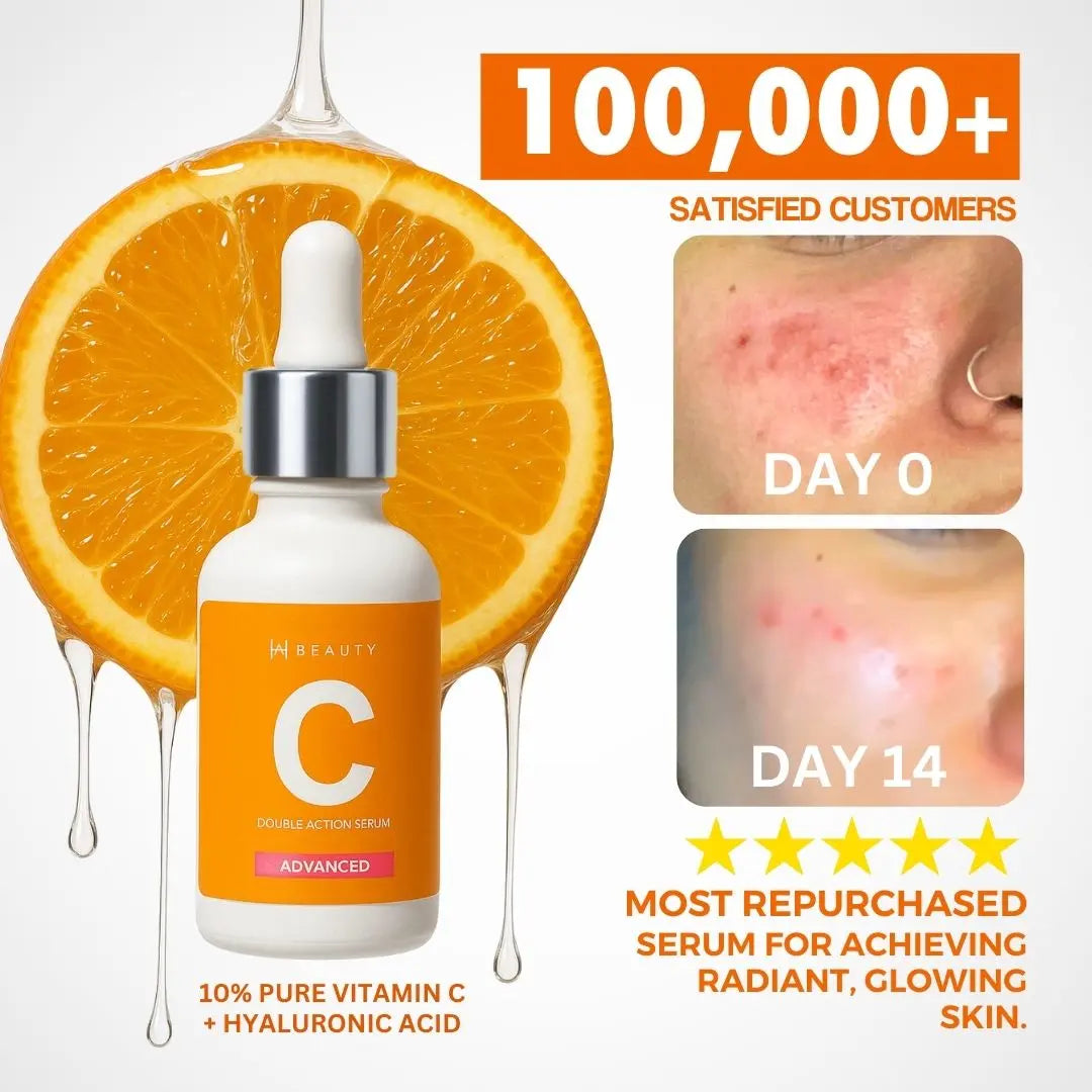 Double Action Serum - Vit C 10% + HA - Hira Ali