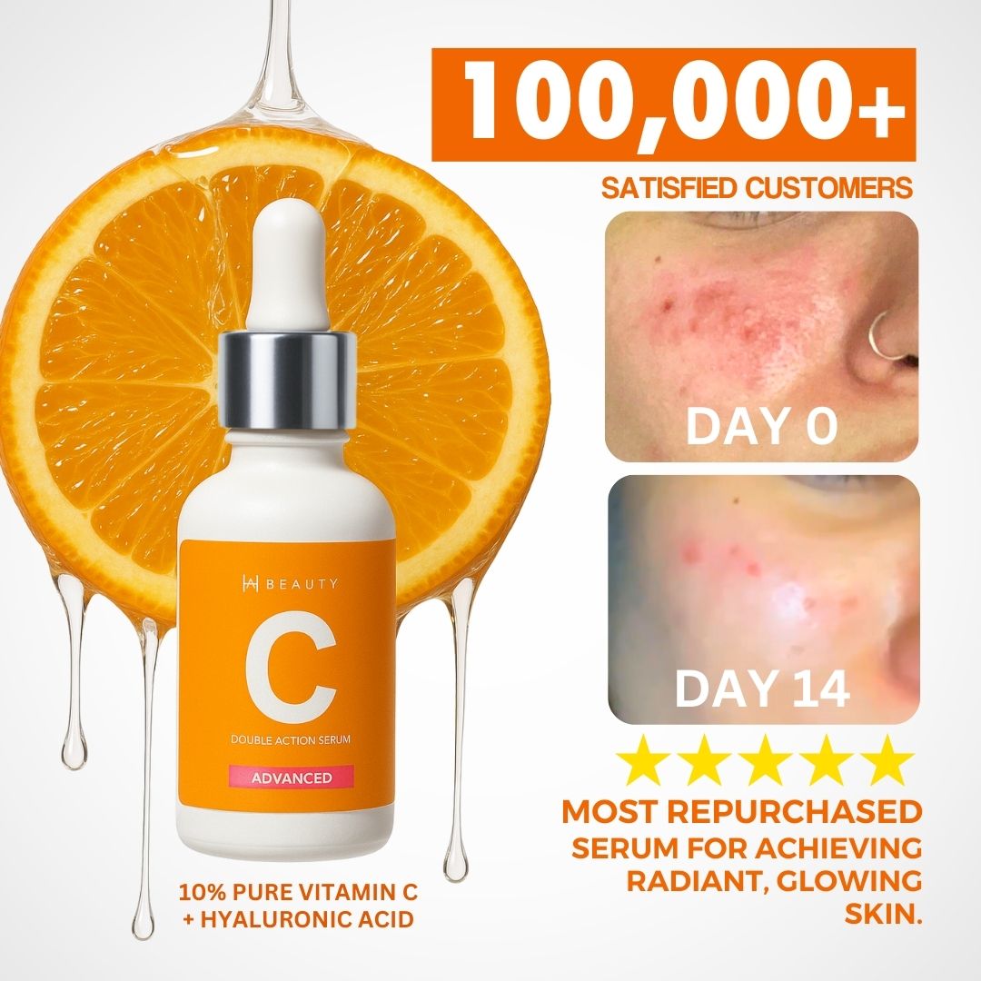 Double Action Serum - Vit C 10% + HA - Hira Ali