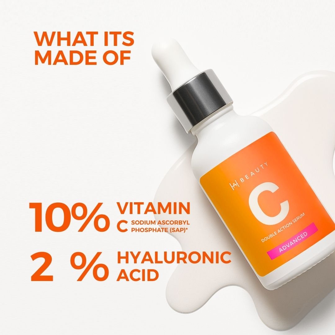 Double Action Serum - Vit C 10% + HA. - Hira Ali