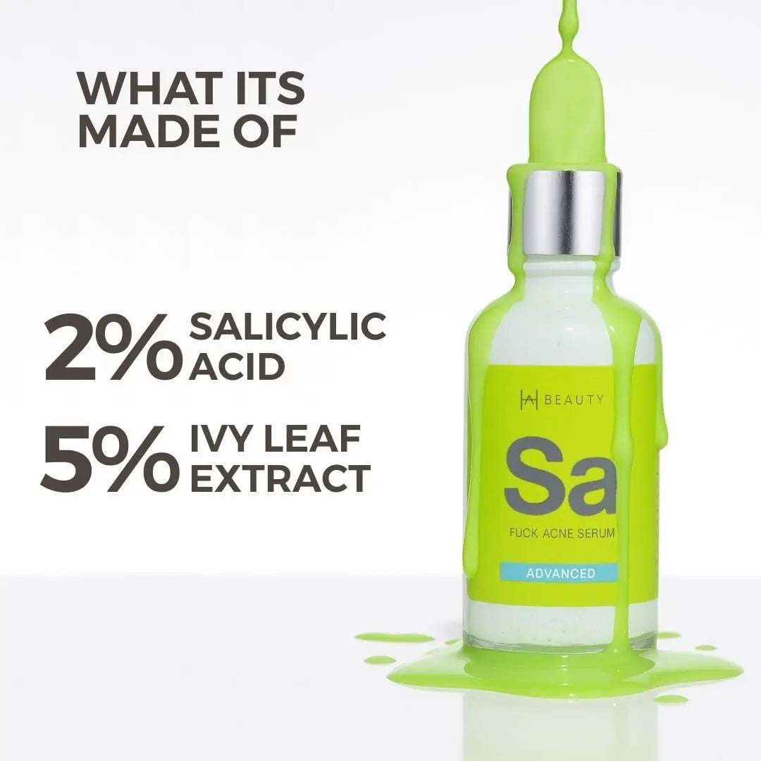 Salicylic Acid + Ivy Leaf - Flick Acne Serum. - Hira Ali