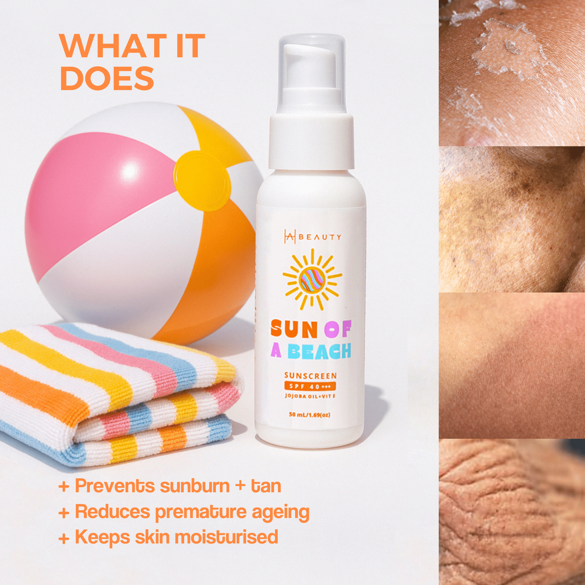 Sun of a Beach Sunscreen SPF 40+++ - Hira Ali